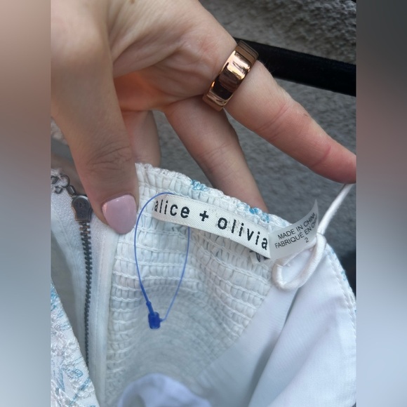 Alice and Olivia Shanti Printed Eyelet Jumpsuit - Picture 7 of 11